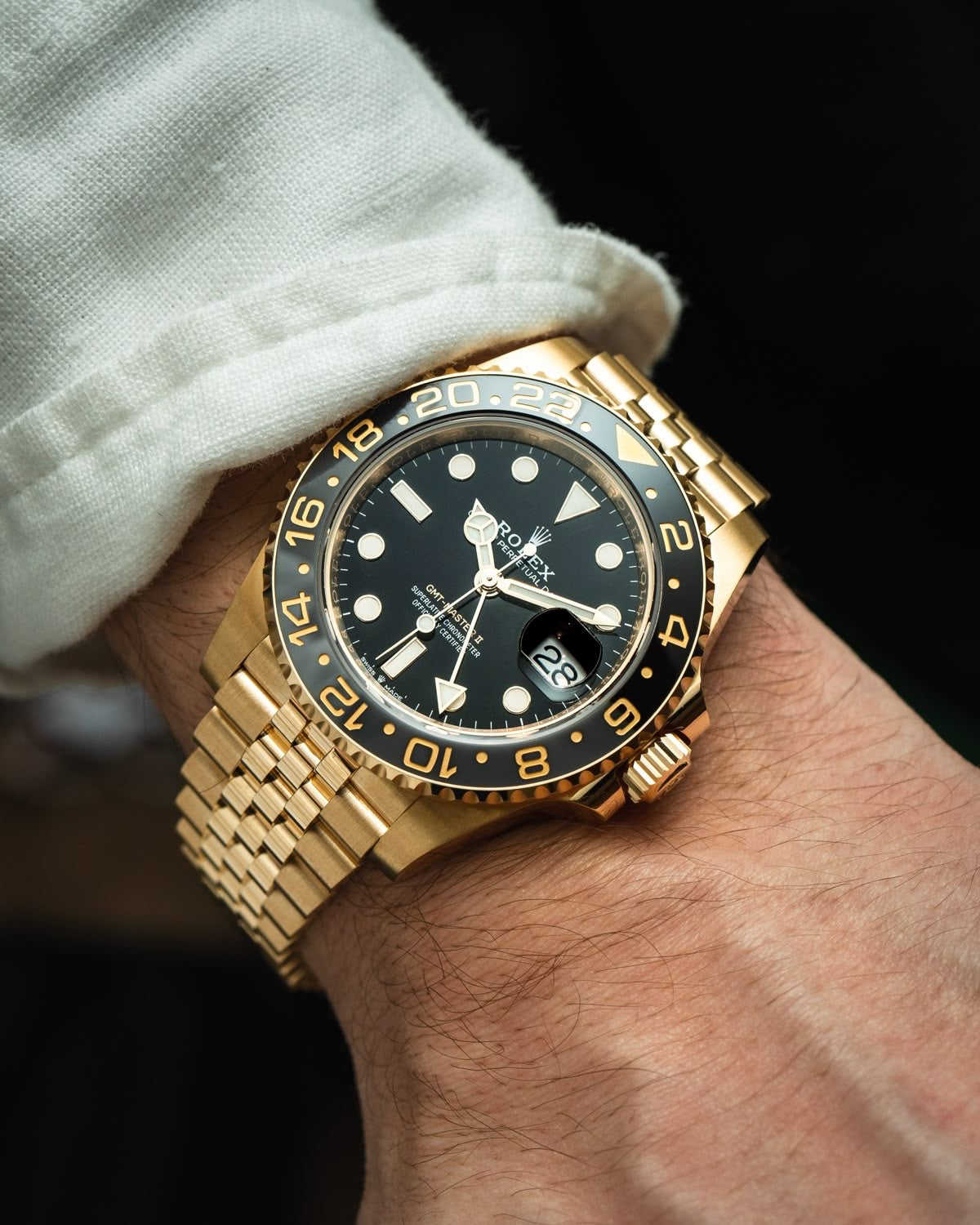 ROLE_X GMT MASTER 2 GOLD BLACK