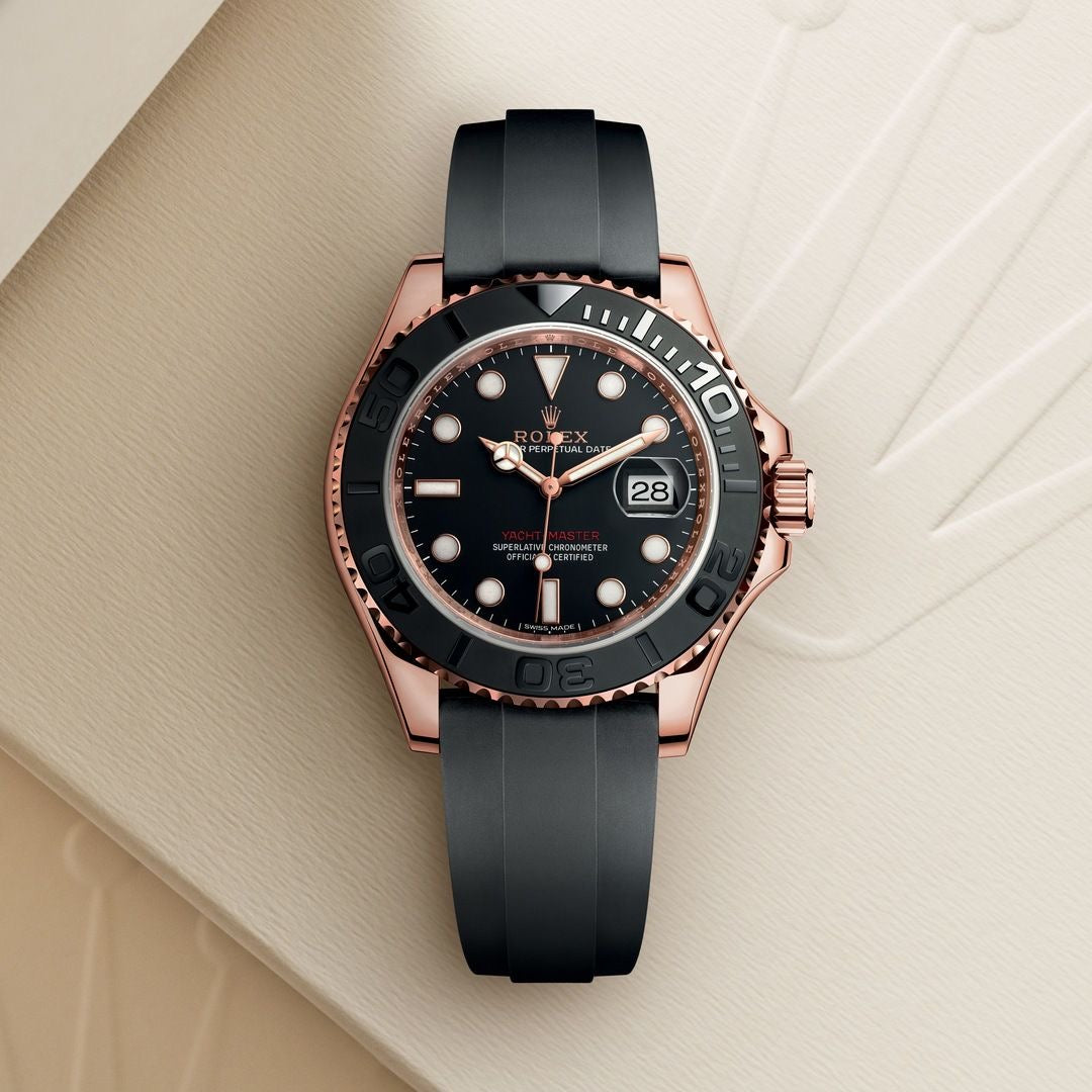 ROLE_X YATCH MASTER || ROSE GOLD BLACK