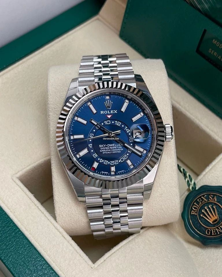ROLE_X SKY DWELLER || SILVER BLUE