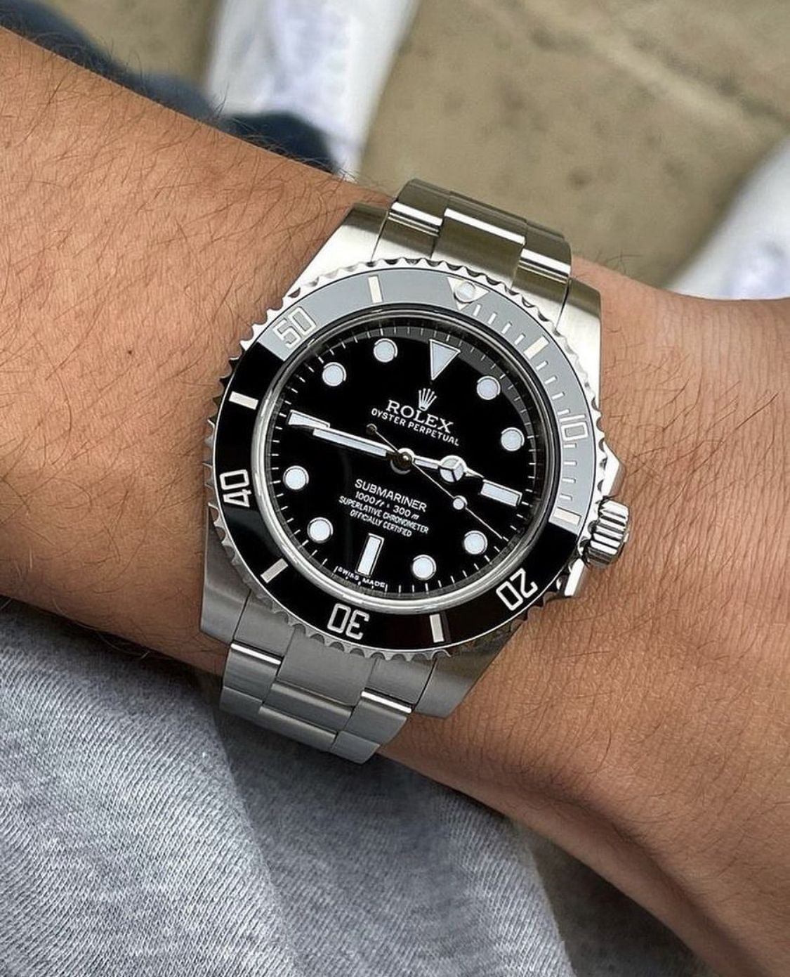 ROLEX SUBMARINER || SILVER BLACK