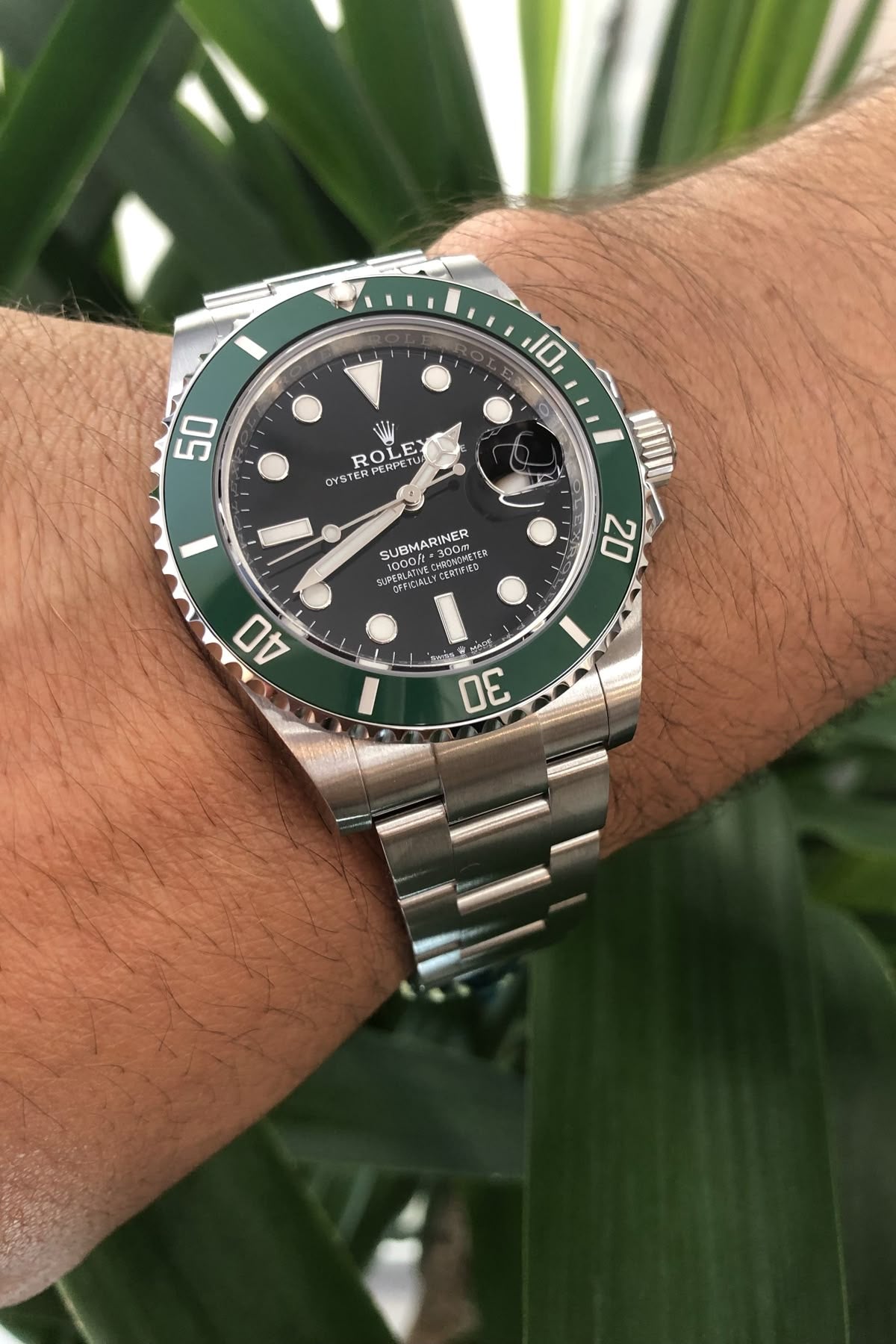 ROLEX SUBMARINER || SILVER GREEN HULK EDITION