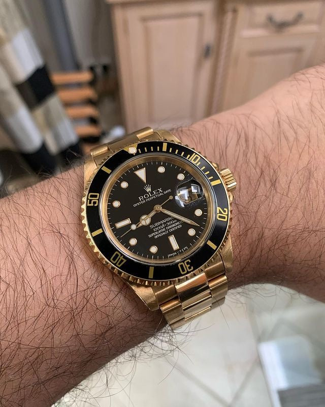 ROLEX SUBMARINER || GOLD BLACK