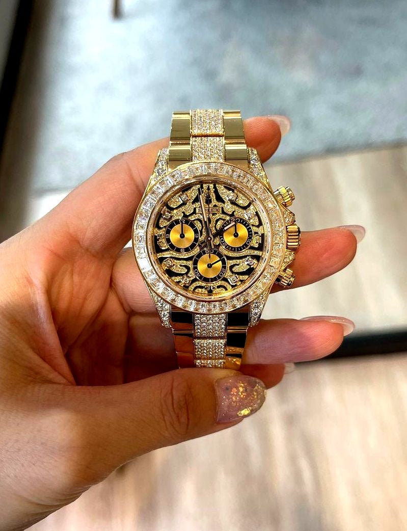 ROLEX TIGER CHAIN || GOLD
