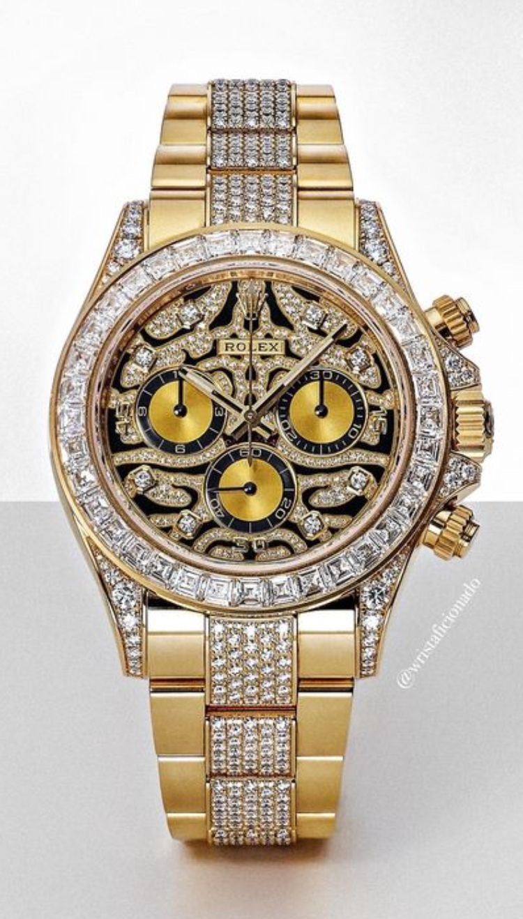 ROLEX TIGER CHAIN || GOLD