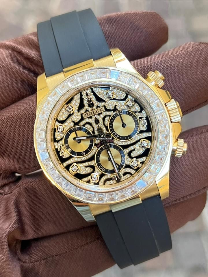 ROLEX EYE OF TIGER || GOLD BLACK