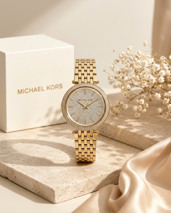 Michael kors darci crystal Gold