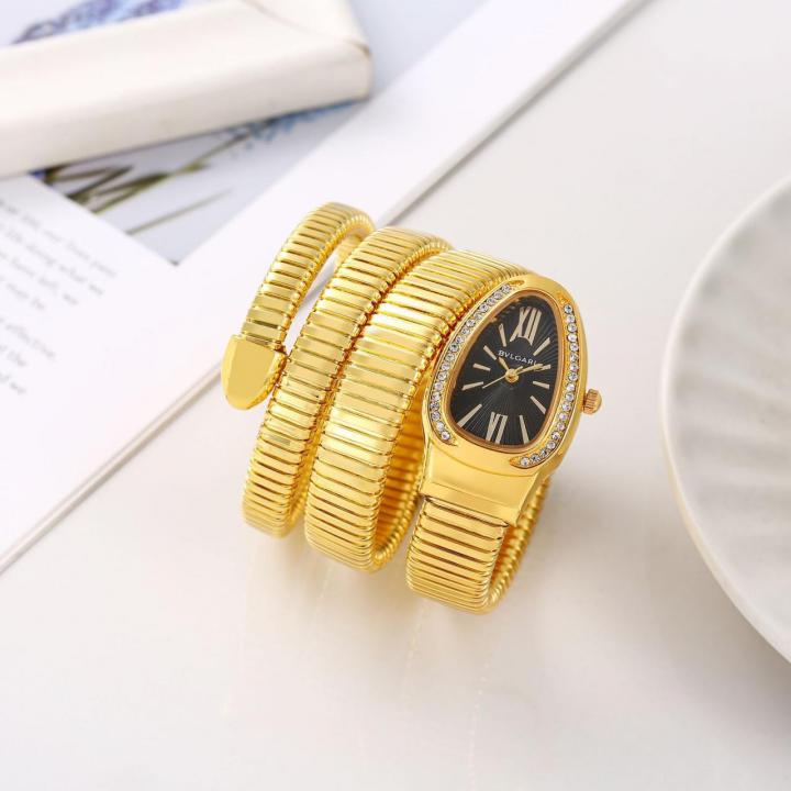 Bvlgari Snake || Gold black