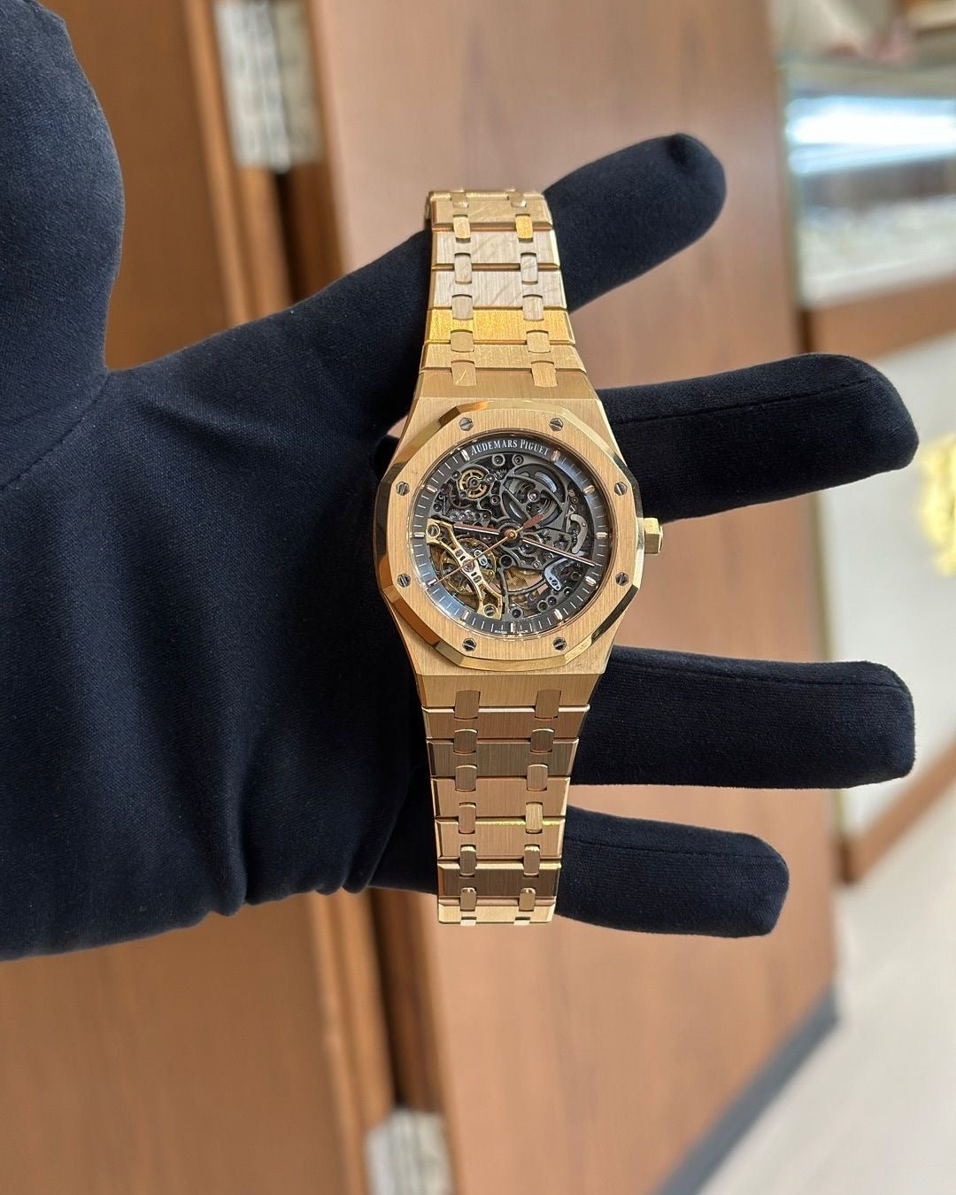 Audemars piguet Royal oak Skeleton dial || Copper Gold premium quality