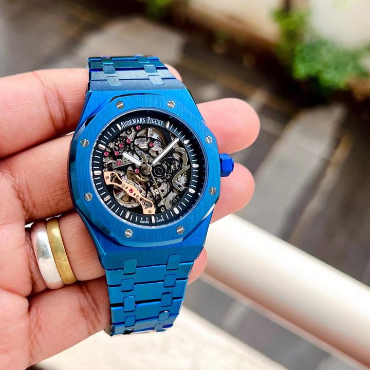 Audemars piguet Royal oak Skeleton dial Automatic Blue