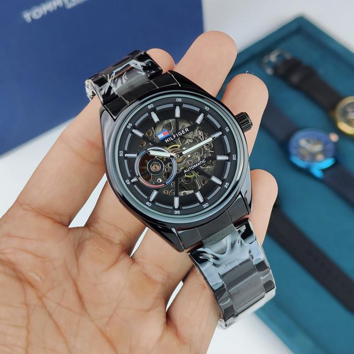 Tommy Hilfiger Automatic || Black