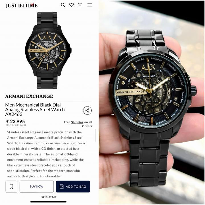 Armani Exchange Ax2418 Hampton Automatic
