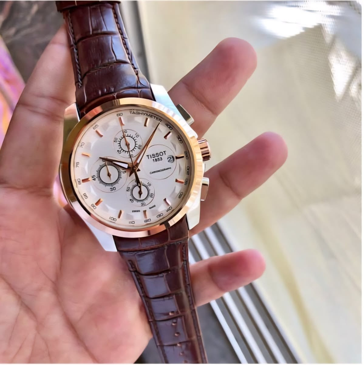 Tissot 1853 Couturier Leather