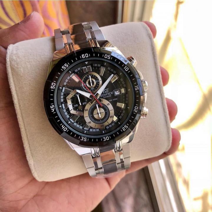 Casio Edifice Efr539 || Silver Black