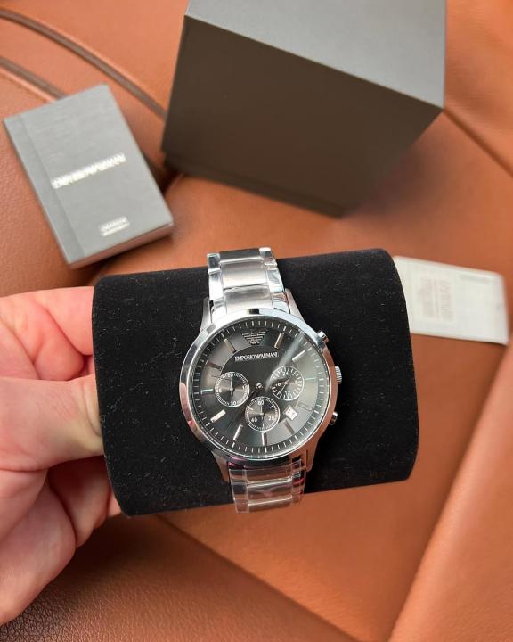 Emporio Armani Classic || Silver black