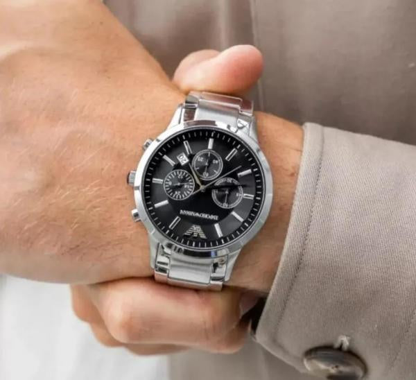 Emporio Armani Classic || Silver black