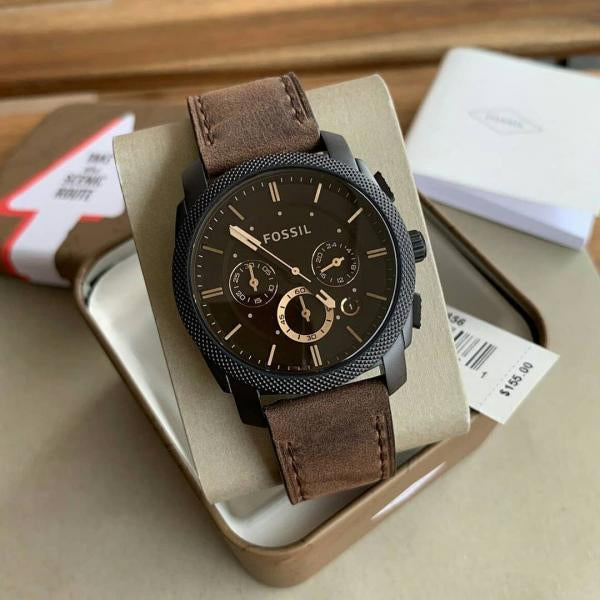 Fossil chronograph Leather