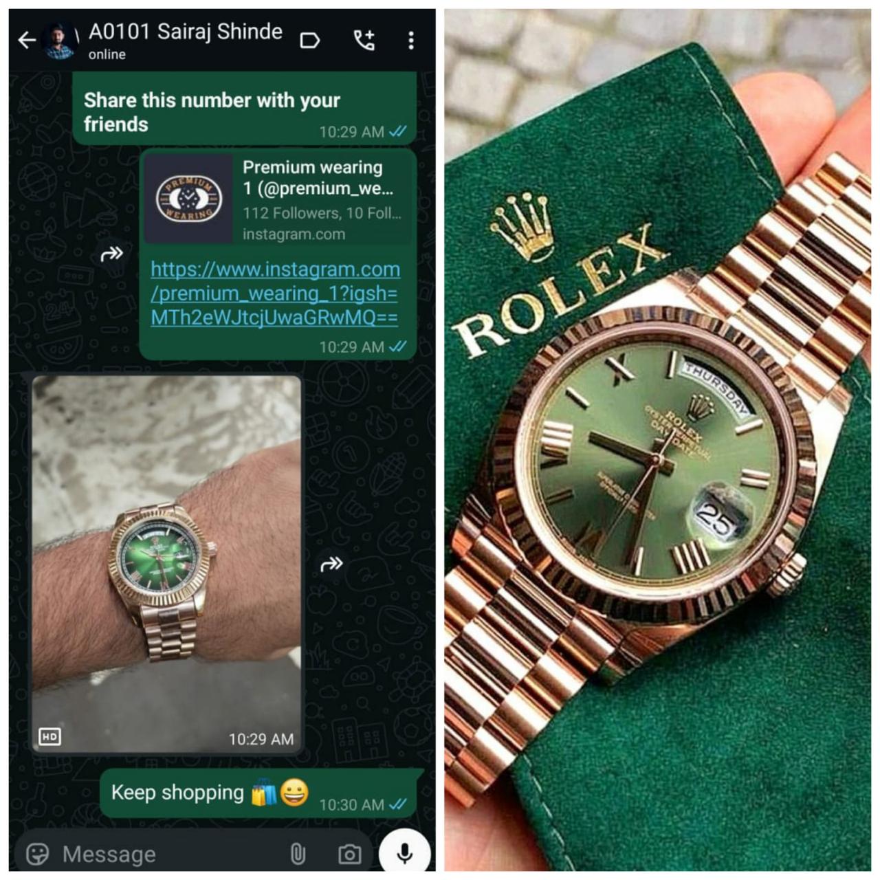Instagram shop